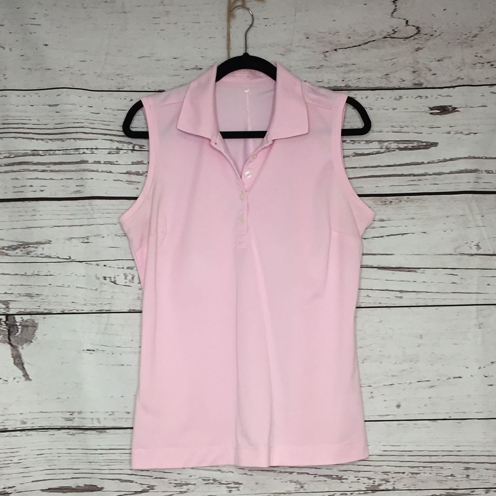 Nike Golf Polo Light Pink Size L